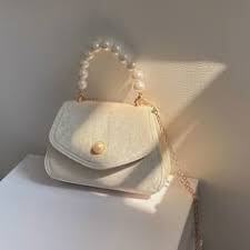 beautiful white sling bags